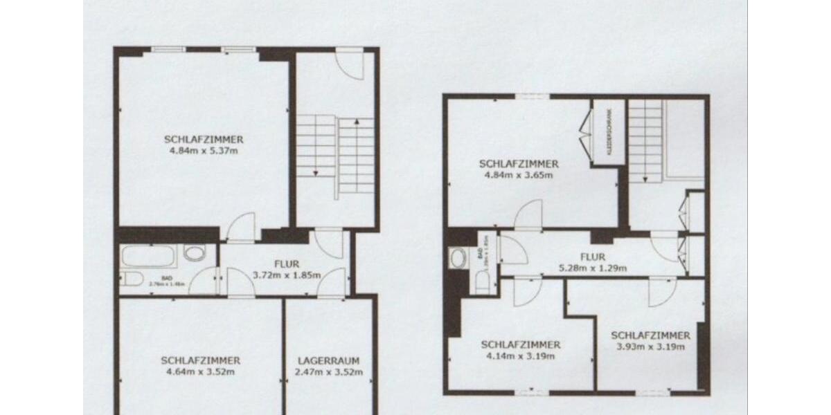 Etagenwohnung Wuppertal - 5 Zimmer, 115 m&sup2;, 970&euro; | Angebot:26678019