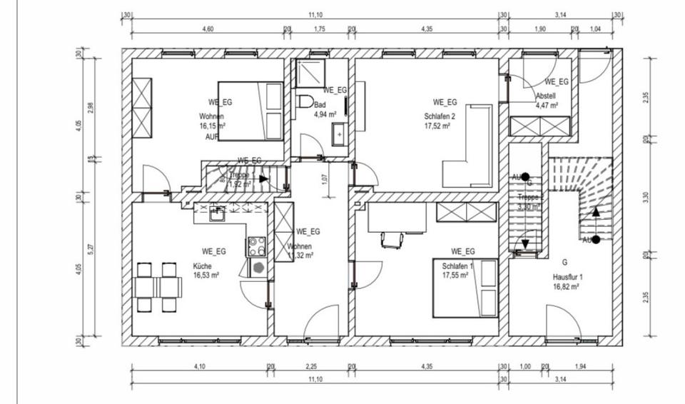 Erdgeschoßwohnung Eutin - 3.5 Zimmer, 90 m&sup2;, 1.170&euro; | Angebot:26700447