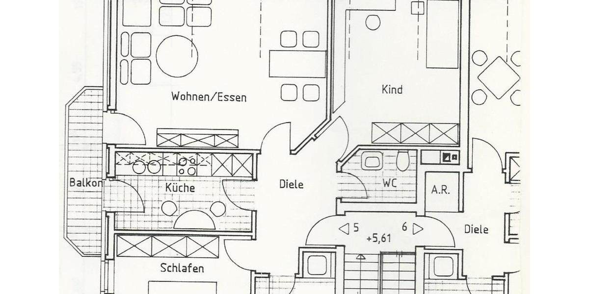 DG-Wohnung mit 3 ZKBB, 80m² im MFH in Stukenbrock 3 zimmer