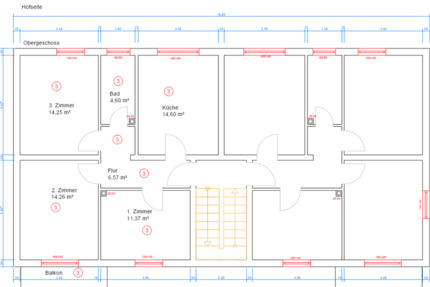 Wohnung Singen (Hohentwiel) - 3 Zimmer, 69 m&sup2;, 900&euro; | Angebot:25225408