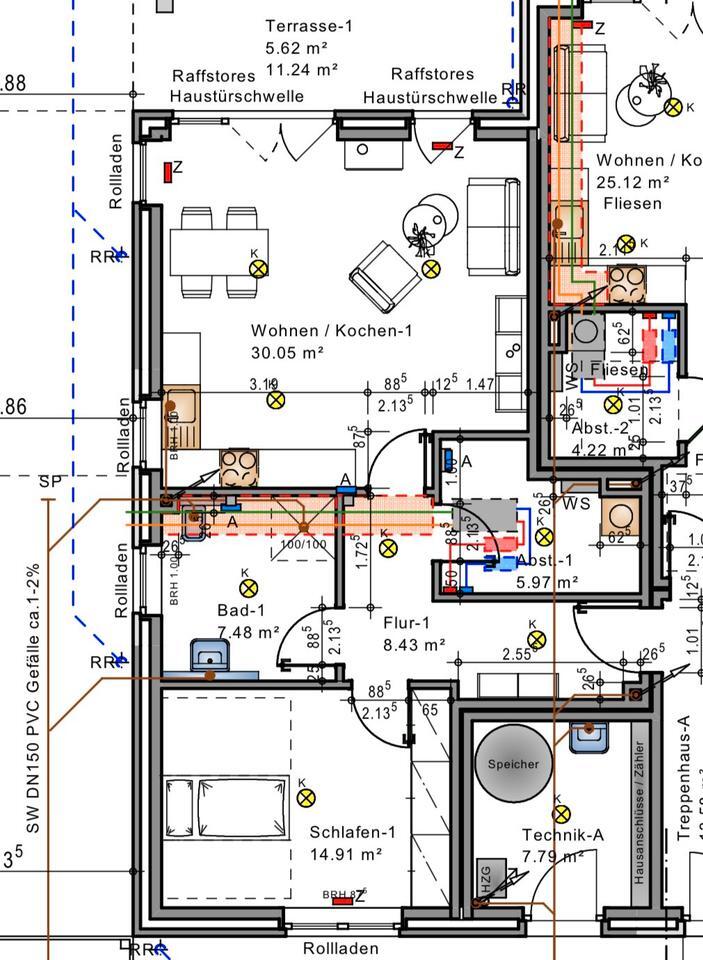 Komfortable Erdgeschoss Wohnung mit EBK, Terrasse u. Stellplatz