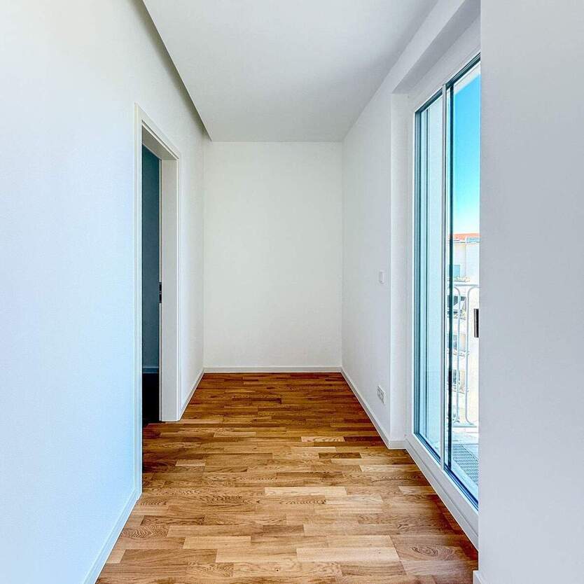Schlau und effizient geschnittene Wohnung - Bodentiefe Fenster, viel Licht und mitten in der Stadt 2 zimmer