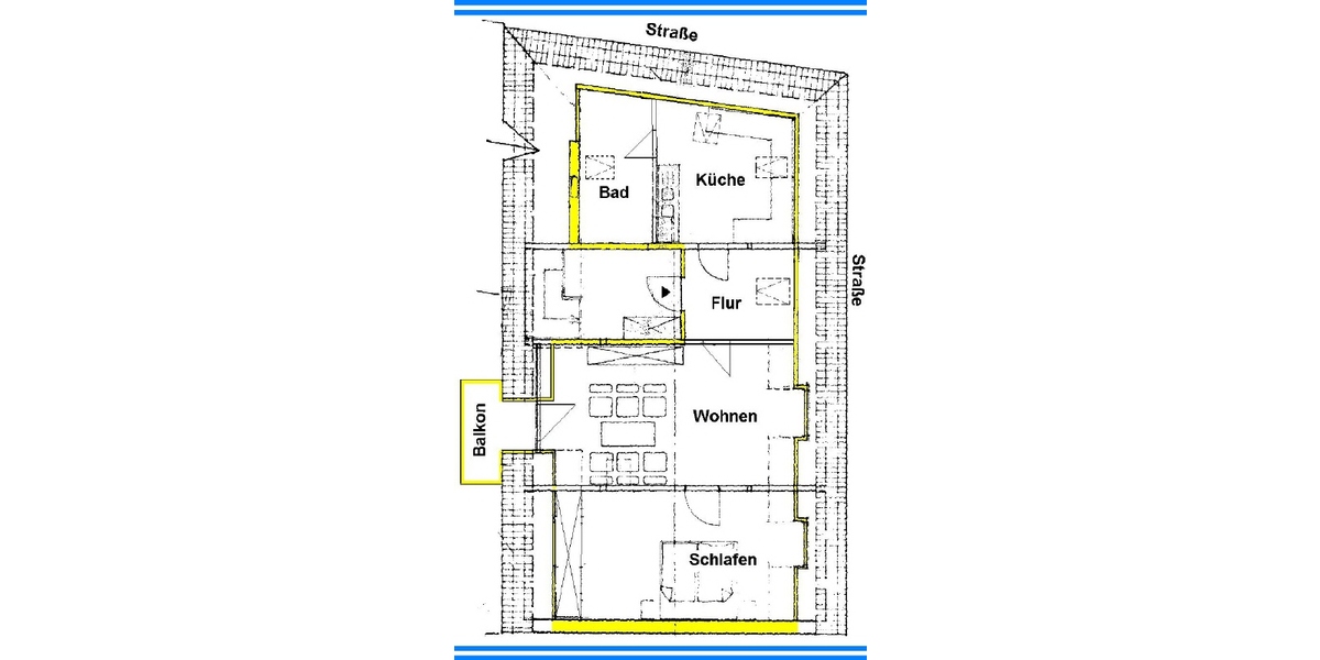 Sanierte 2-Raumwohnung mit Balkon ! - Etagenwohnung Köthen | Angebot:26739488