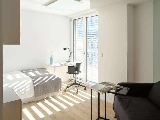 Wohnung zum Mieten in Freiburg im Breisgau 860 € 23.34 m² 1 zimmer