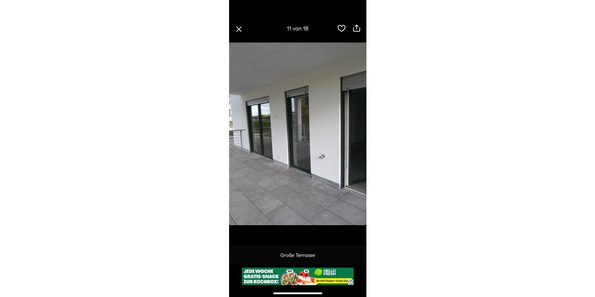 Etagenwohnung Bingen am Rhein - 2 Zimmer, 80 m&sup2;, 900&euro; | Angebot:26621573