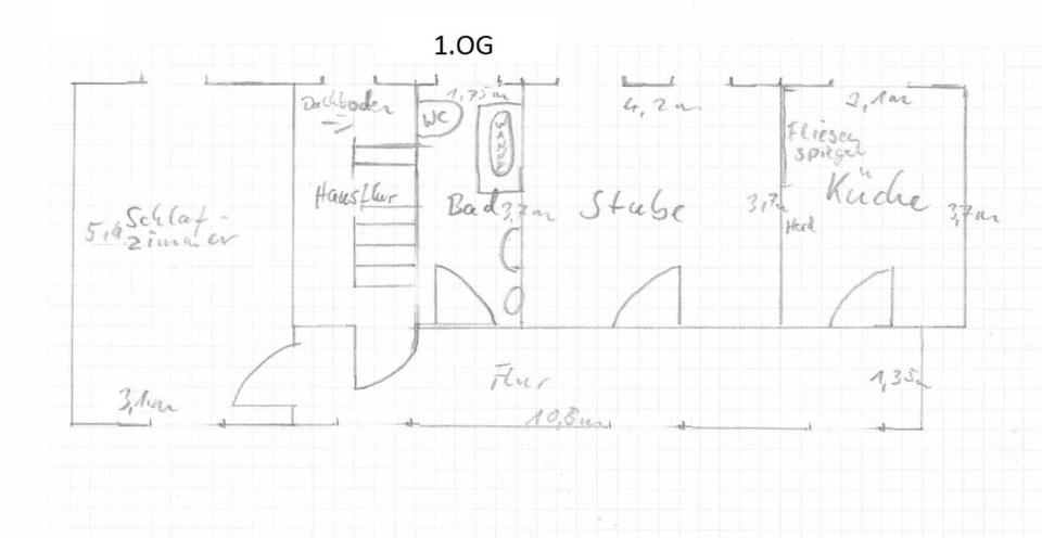 Etagenwohnung Blankenburg (Harz) Derenburg - 2 Zimmer, 65 m&sup2;, 350&euro; | Angebot:24345606