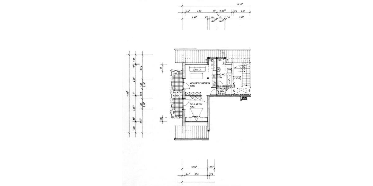 Dachgeschoßwohnung Lügde - 2 Zimmer, 47 m&sup2;, 315&euro; | Angebot:26681773