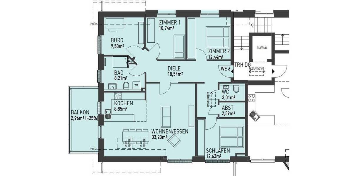 Etagenwohnung Stade Hohenwedel - 5 Zimmer, 122 m&sup2;, 1.595&euro; | Angebot:25968505