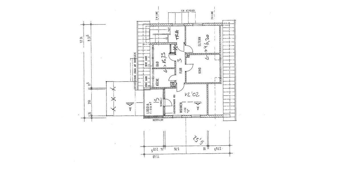 Dachgeschoßwohnung Nidda - 3 Zimmer, 82 m&sup2;, 700&euro; | Angebot:26262293