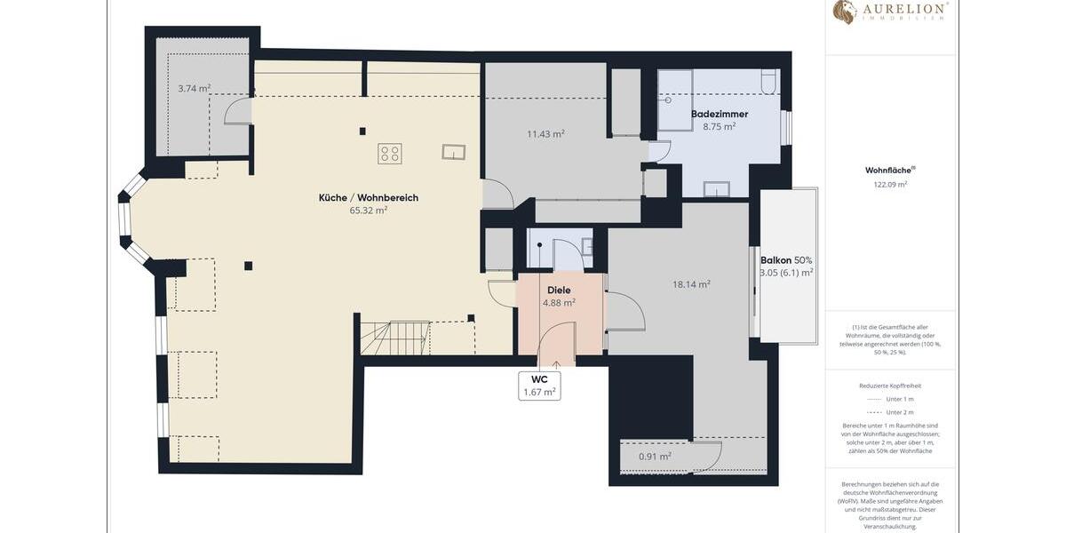 Dachgeschoßwohnung Klingenberg am Main - 6 Zimmer, 174 m&sup2;, 1.680&euro; | Angebot:26634340