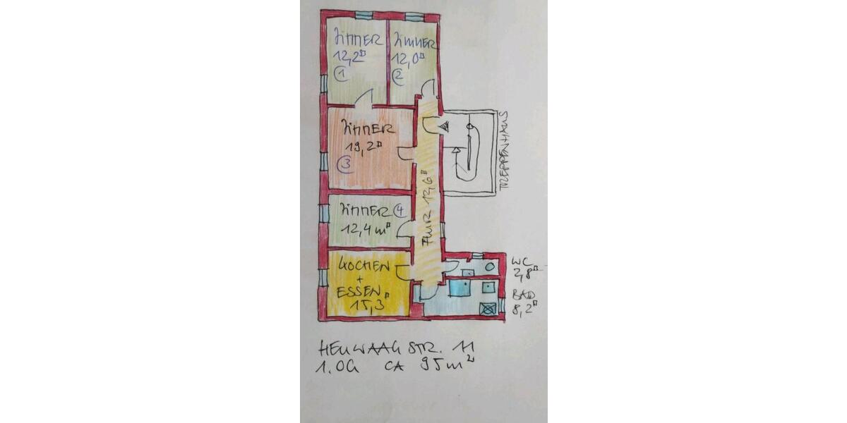 Etagenwohnung Buckenhof - 4 Zimmer, 95 m&sup2;, 1.235&euro; | Angebot:25907821