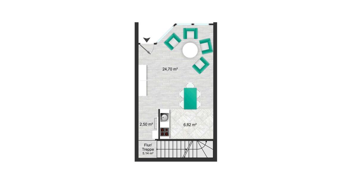Maisonettenwohnung Offenburg Elgersweier - 3 Zimmer, 95 m&sup2;, 1.150&euro; | Angebot:26634499