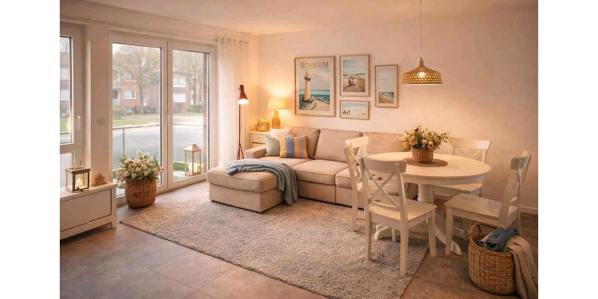 Erdgeschoßwohnung Borkum - 3 Zimmer, 84 m&sup2;, 1.690&euro; | Angebot:25380293