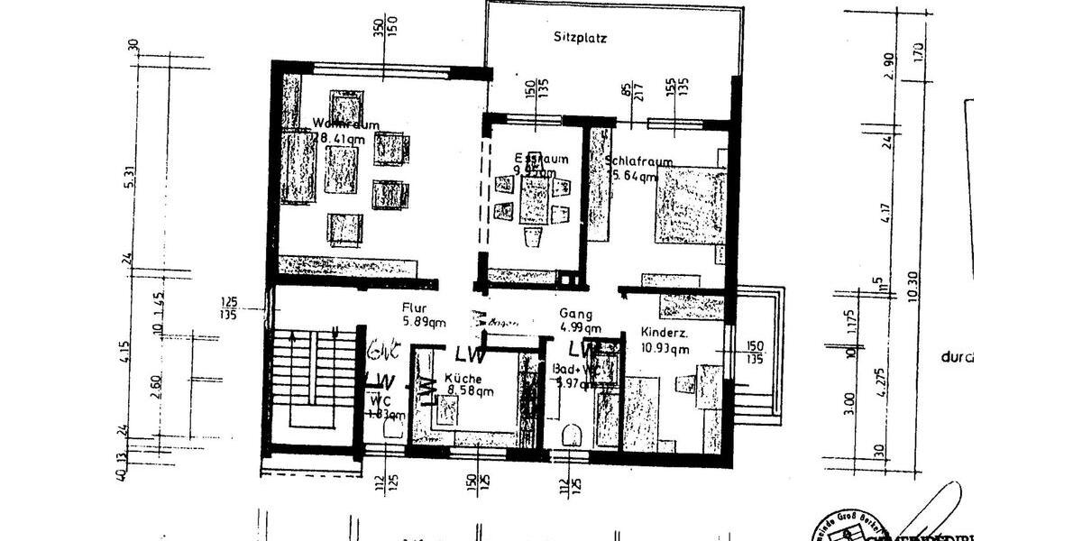 Erdgeschoßwohnung Aerzen - 3.5 Zimmer, 102 m&sup2;, 600&euro; | Angebot:25402892