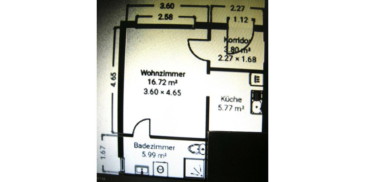 Erdgeschoßwohnung Porta Westfalica - 1 Zimmer, 35 m&sup2;, 485&euro; | Angebot:26459521