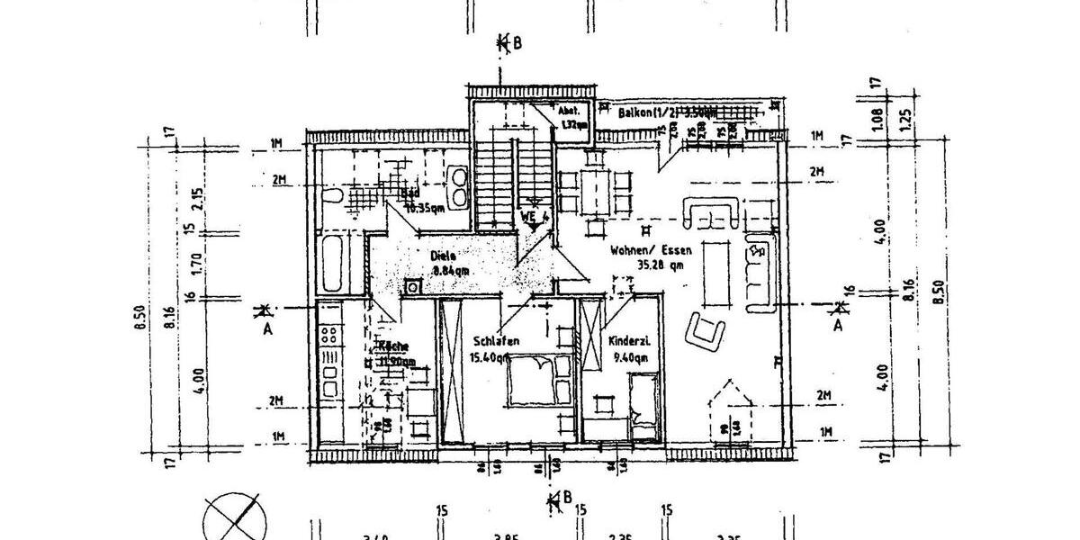 Dachgeschoßwohnung Arnstadt - 3 Zimmer, 92 m&sup2;, 760&euro; | Angebot:22713217