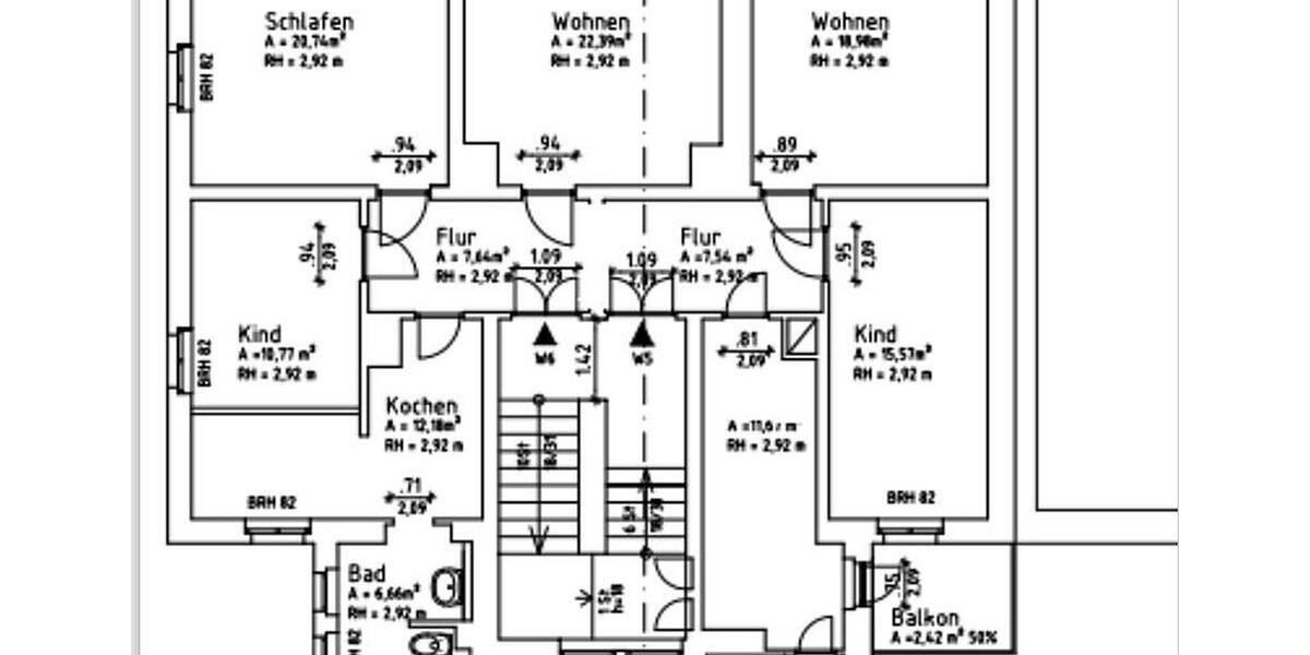 Etagenwohnung Flöha - 5 Zimmer, 143 m&sup2;, 840&euro; | Angebot:25810324