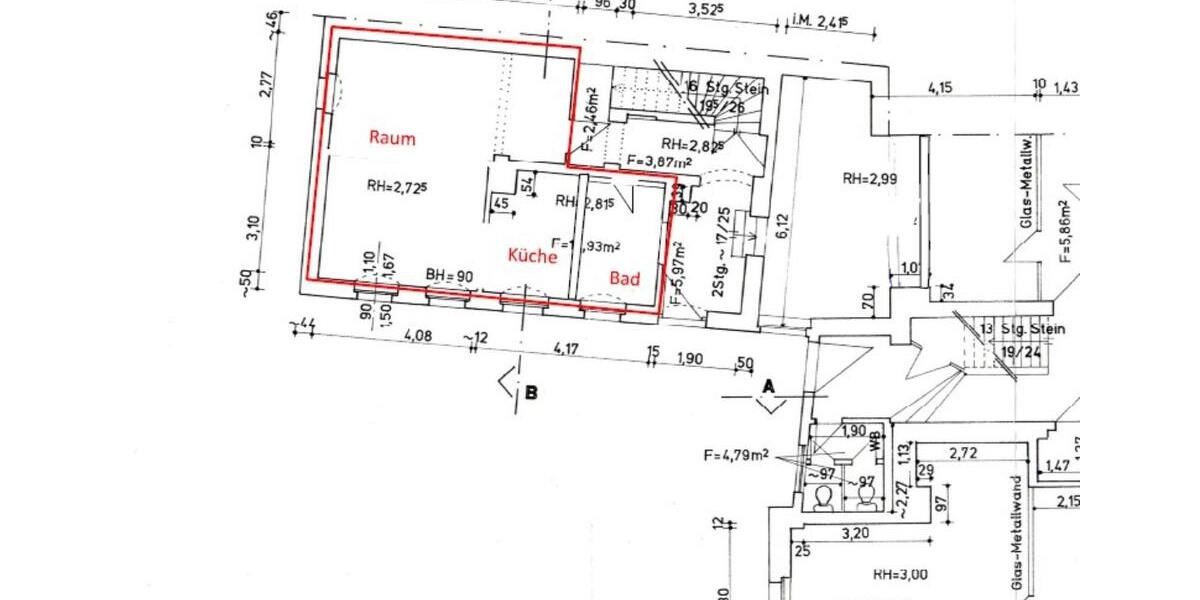 Erdgeschoßwohnung Freiberg - 1 Zimmer, 44 m&sup2;, 310&euro; | Angebot:25924985