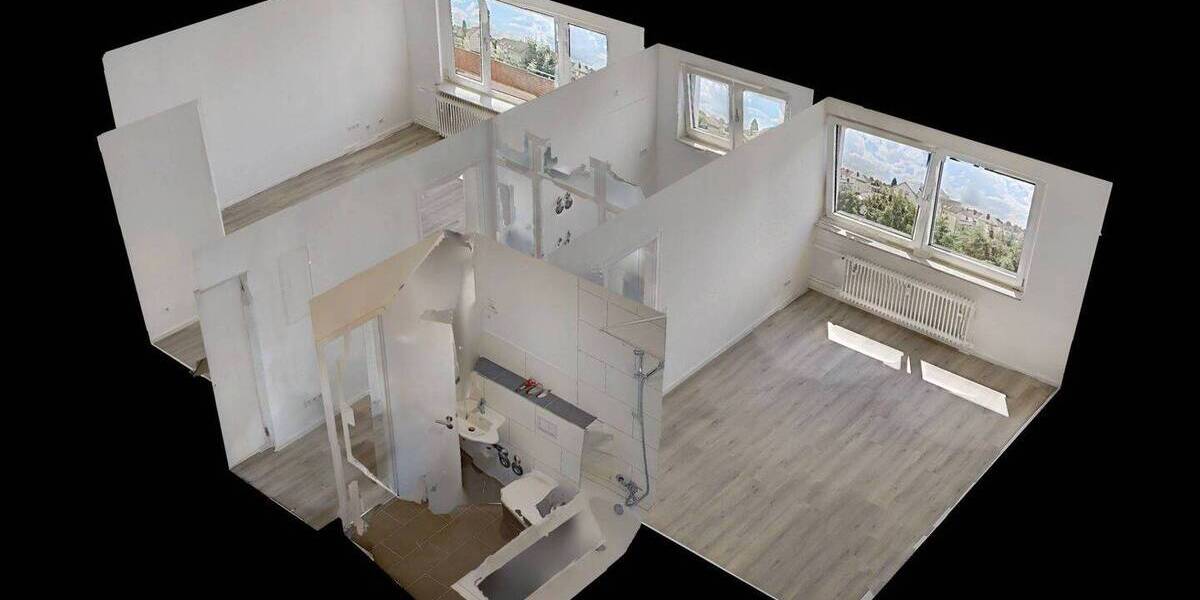 Etagenwohnung Celle Westercelle - 2 Zimmer, 59 m&sup2;, 550&euro; | Angebot:26833895