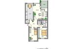 Etagenwohnung Monheim am Rhein - 3 Zimmer, 90 m&sup2;, 1.055&euro; | Angebot:26641582