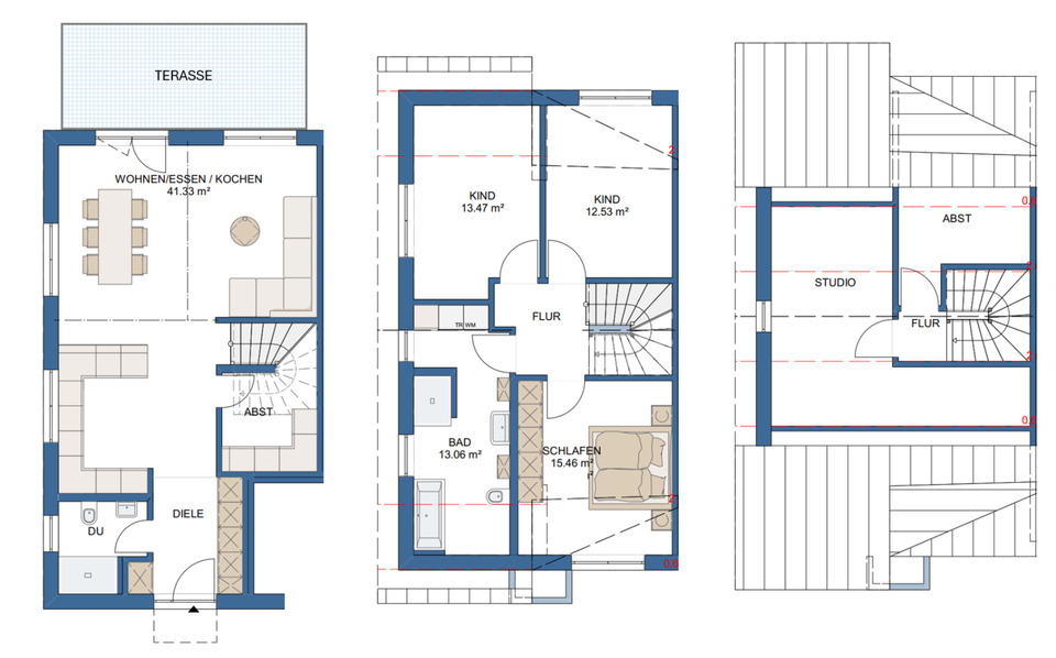 Doppelhaushälfte Herford Diebrock - 5 Zimmer, 150 m&sup2;, 1.680&euro; | Angebot:24379945