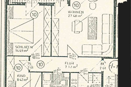 Wohnung Minden Kuhlenkamp - 3 Zimmer, 70 m&sup2;, 550&euro; | Angebot:24783763