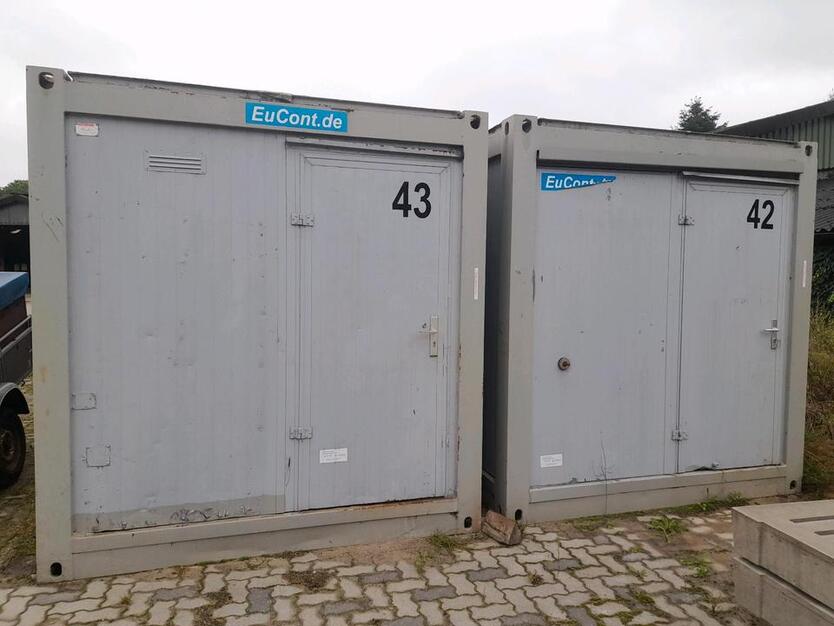 2 Büro-Wohncontainer