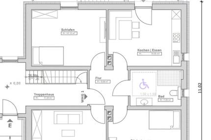 Wohnung Hetzerath - 3 Zimmer, 85 m&sup2;, 960&euro; | Angebot:27615405