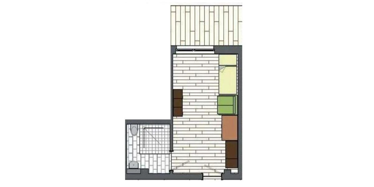 Etagenwohnung Stralsund Langendorfer Berg - 1 Zimmer, 38 m&sup2;, 366&euro; | Angebot:16377650