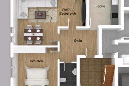 gepflegte 2,5 Zimmer EinliegerWohnung mit gr. Terasse