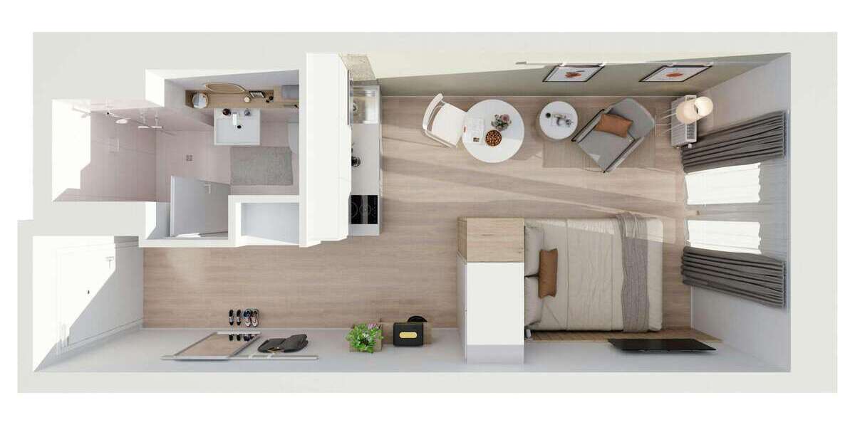 Zimmer Hamburg Hammerbrook - 1 Zimmer, 1.389&euro; | Angebot:25530316