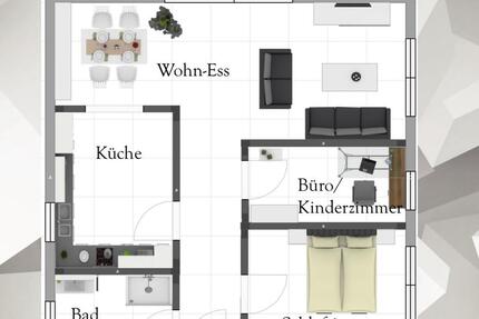Stilvolle 3-Zimmer-Wohnung mit großzügigem Garten & Balkon