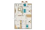 Etagenwohnung Gelsenkirchen Gelsenkirchen-Nord - 3.5 Zimmer, 65 m&sup2;, 535&euro; | Angebot:25050830