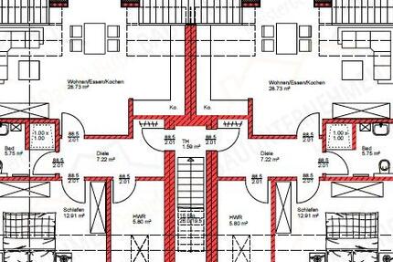 Wohnung Krummhörn - 2 Zimmer, 63 m&sup2;, 600&euro; | Angebot:26047013