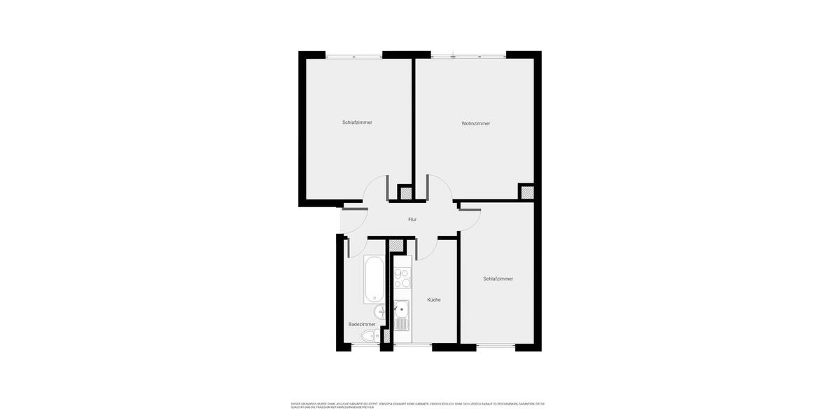 Etagenwohnung Mansfeld - 3 Zimmer, 60 m&sup2;, 298&euro; | Angebot:26249654
