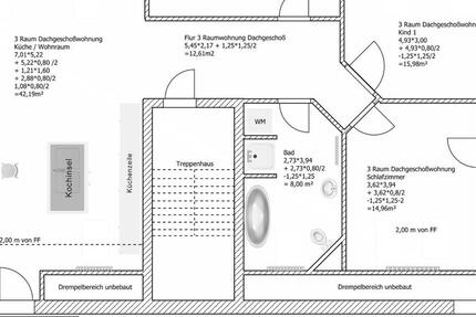 Wohnung Rathenow - 3 Zimmer, 100 m&sup2;, 650&euro; | Angebot:26444326