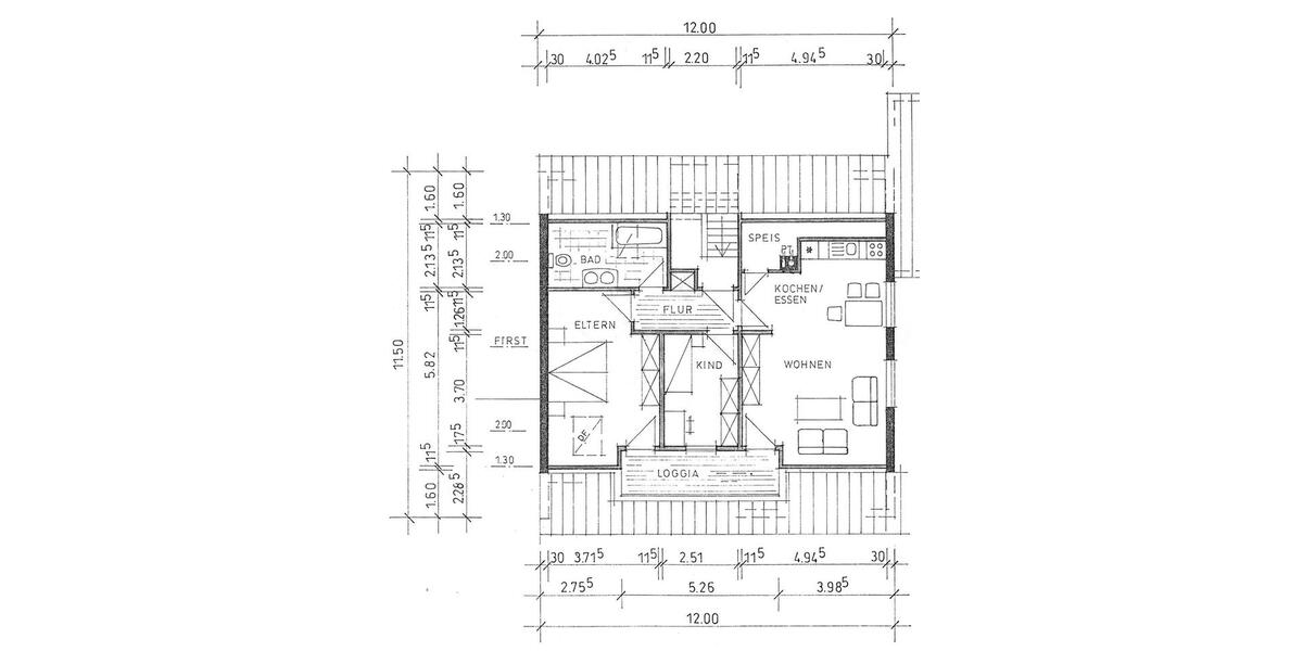 Dachgeschoßwohnung Igersheim - 2.5 Zimmer, 62 m&sup2;, 598&euro; | Angebot:24661615
