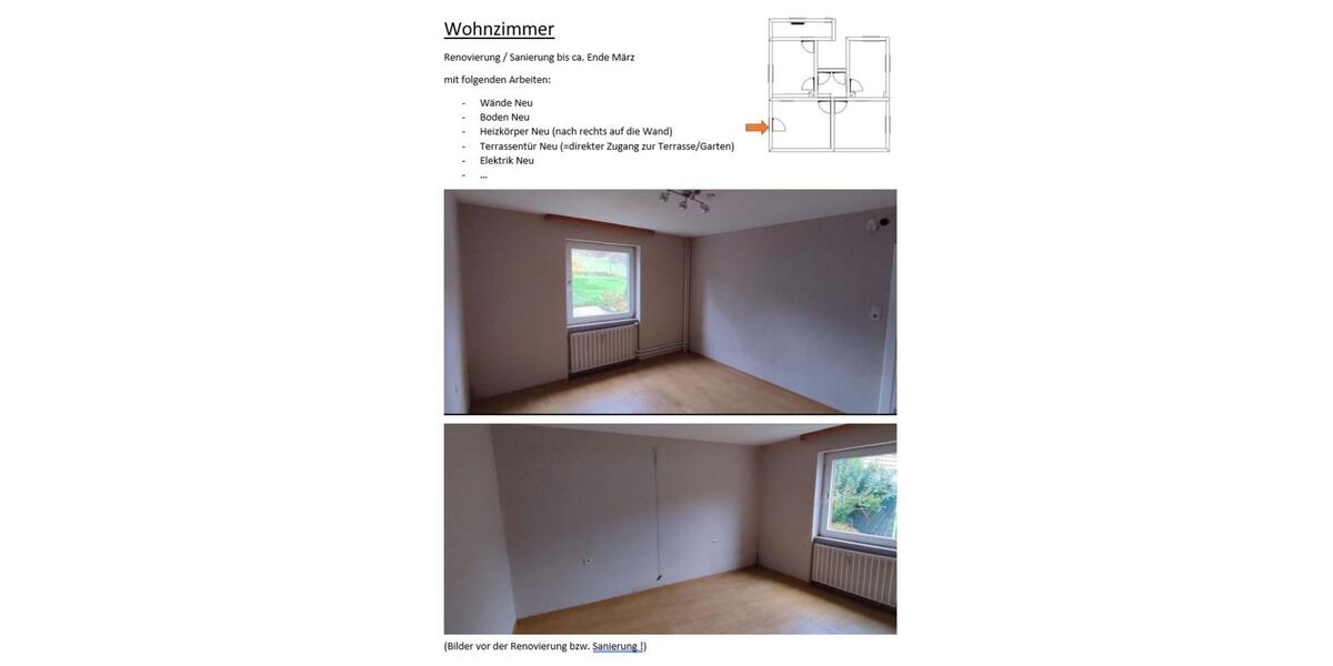 3 ZKB Wohnung 3 zimmer
