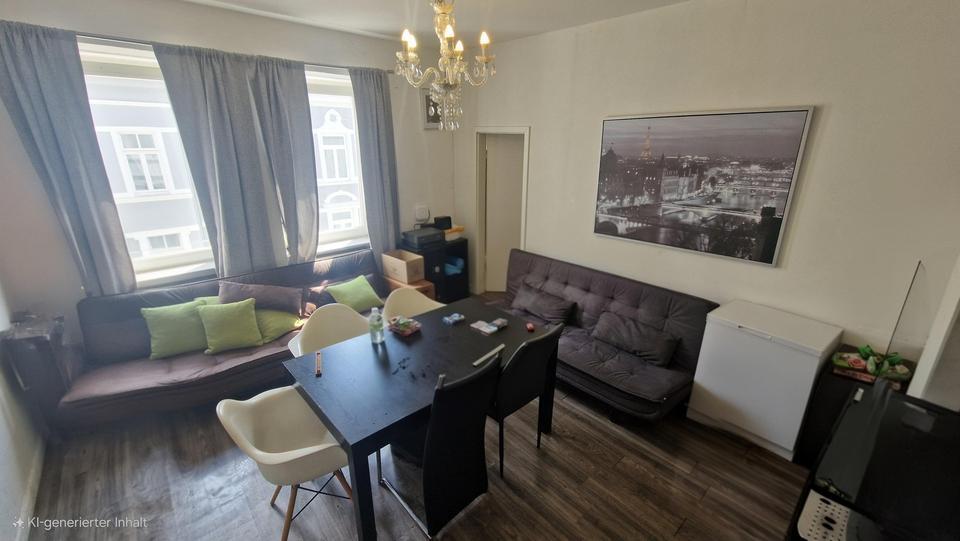 Aachen City - WG geeignete, möblierte 3 Zimmer Wohnung