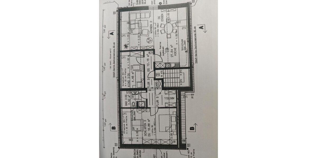 Dachgeschoßwohnung Königsmoos - 3 Zimmer, 68 m&sup2;, 780&euro; | Angebot:26267718