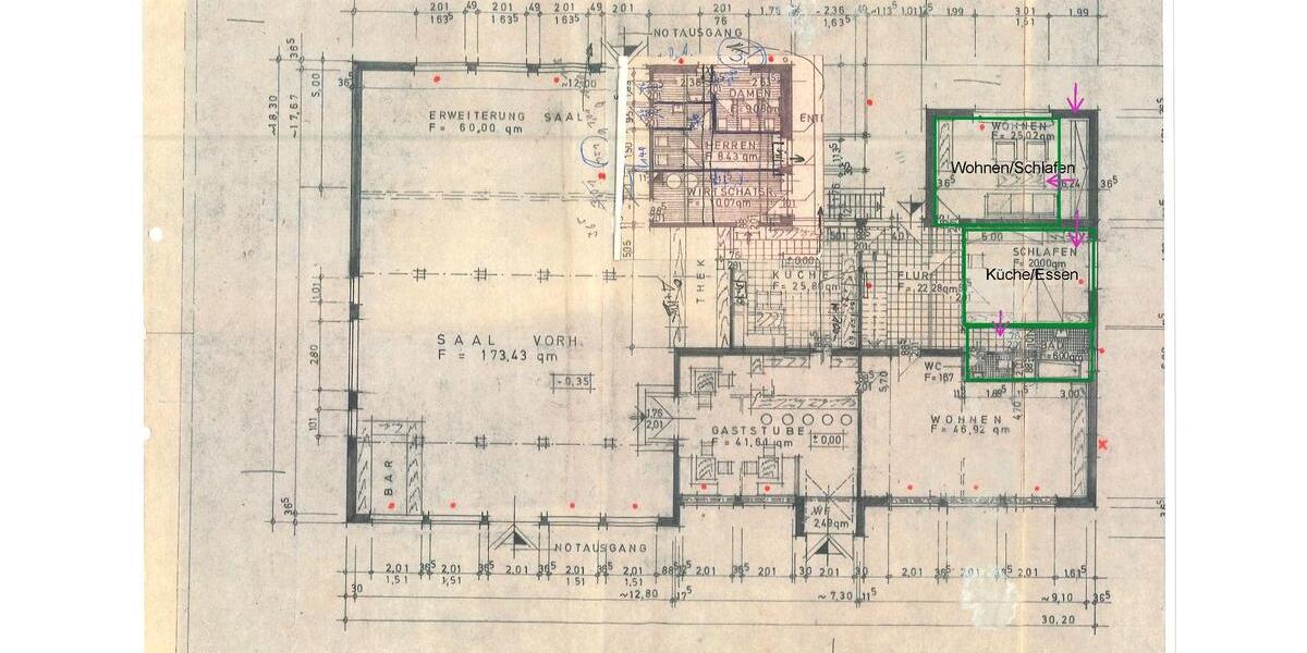 Erdgeschoßwohnung Bülkau - 2 Zimmer, 53 m&sup2;, 470&euro; | Angebot:25964906