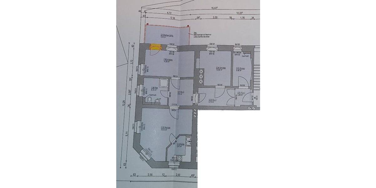 Etagenwohnung Görlitz Altstadt - 4 Zimmer, 83 m&sup2;, 600&euro; | Angebot:26080723