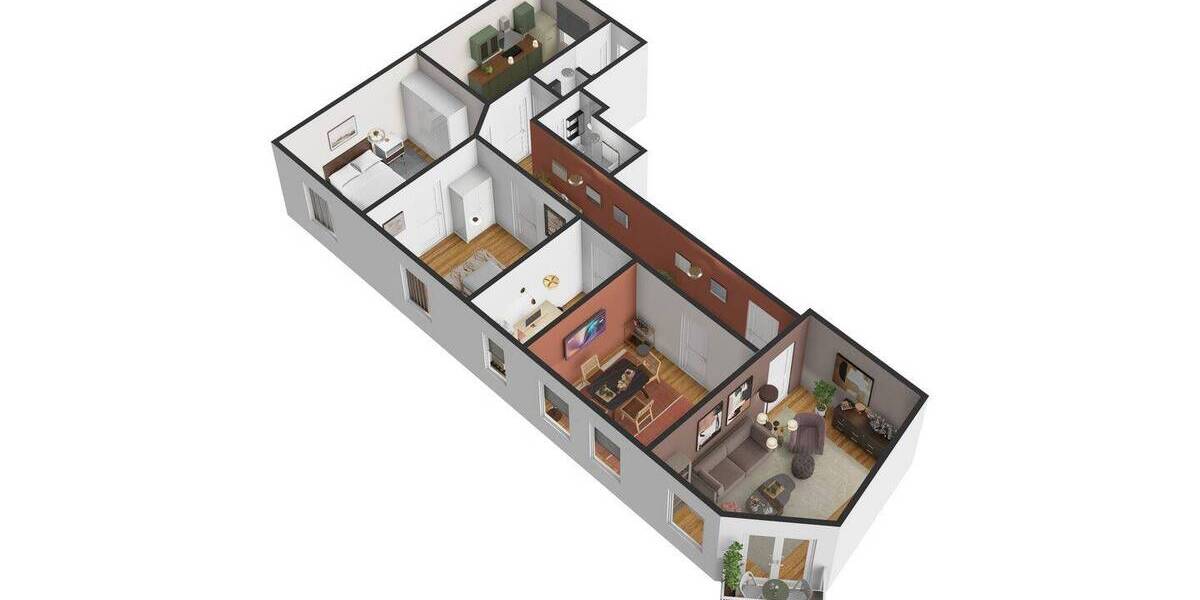 Etagenwohnung Hamburg St. Pauli - 4 Zimmer, 98 m&sup2;, 1.421&euro; | Angebot:26156547