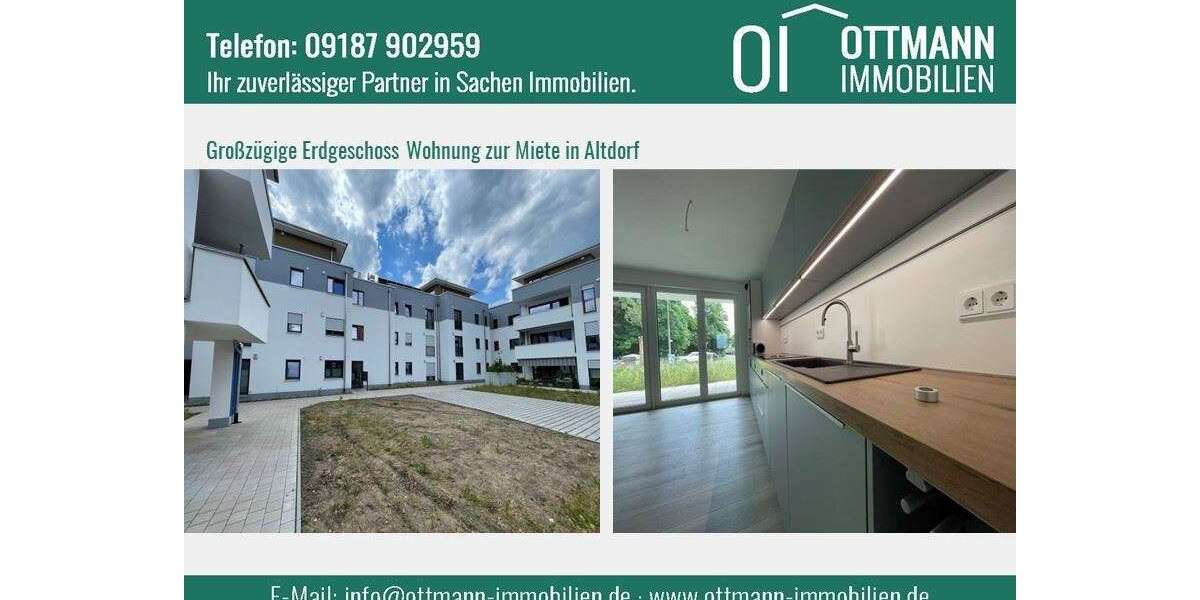 Etagenwohnung Altdorf b. Nürnberg - 3 Zimmer, 92 m&sup2;, 1.150&euro; | Angebot:24888306