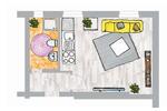 Erdgeschoßwohnung Brandenburg an der Havel Görden - 1 Zimmer, 32 m&sup2;, 319&euro; | Angebot:26335186