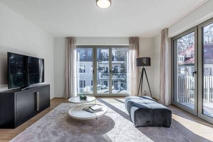 Teilmöblierte 4-Zimmer-Wohnung mit 2 Balkonen- NeubauErstbezug 4 zimmer