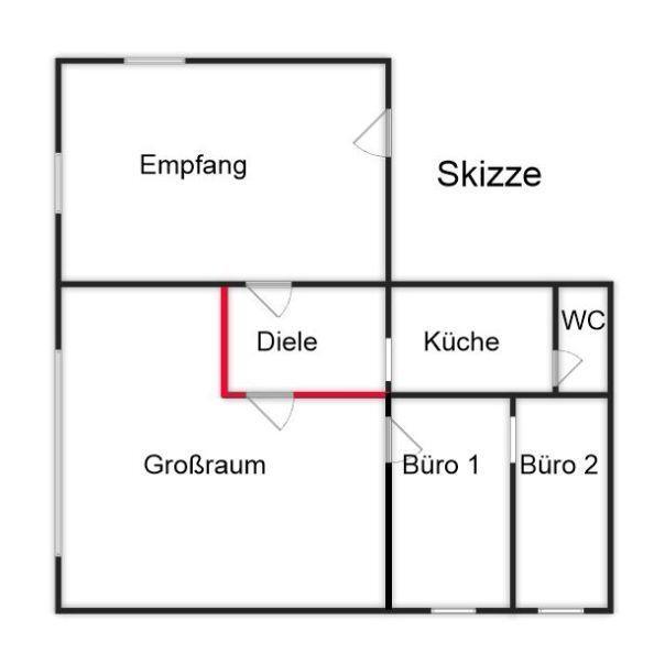 VL3159VB Laden- oder Bürofläche an Hauptausfallstraße Regensburg - südöstlicher Stadtrand zimmer
