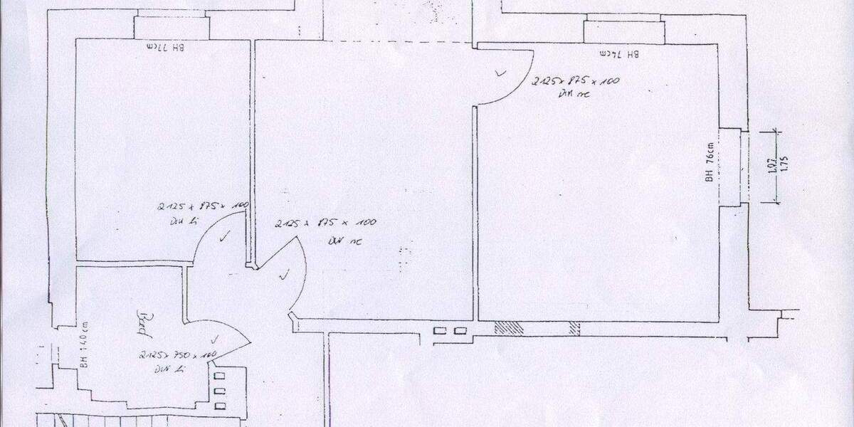 Etagenwohnung Cottbus Spremberger Vorstadt - 2 Zimmer, 58 m&sup2;, 470&euro; | Angebot:25669199