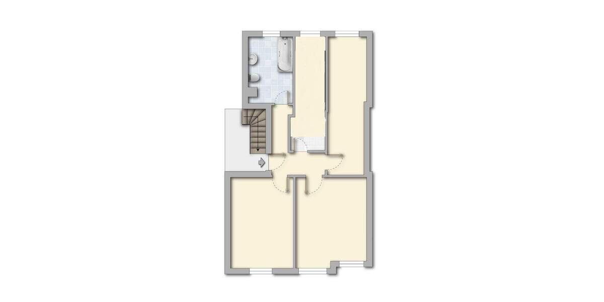 Etagenwohnung Meiningen - 3 Zimmer, 64 m&sup2;, 395&euro; | Angebot:25694761