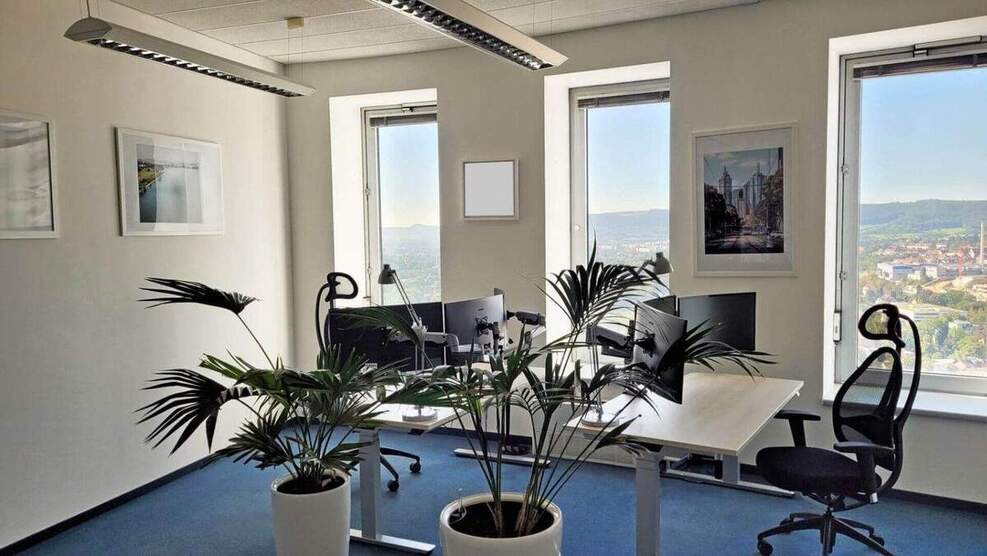 Büro mit 2 Arbeitsplätzen - All-in-Miete (möbliert oder unmöbliert) - All-in-Miete zimmer